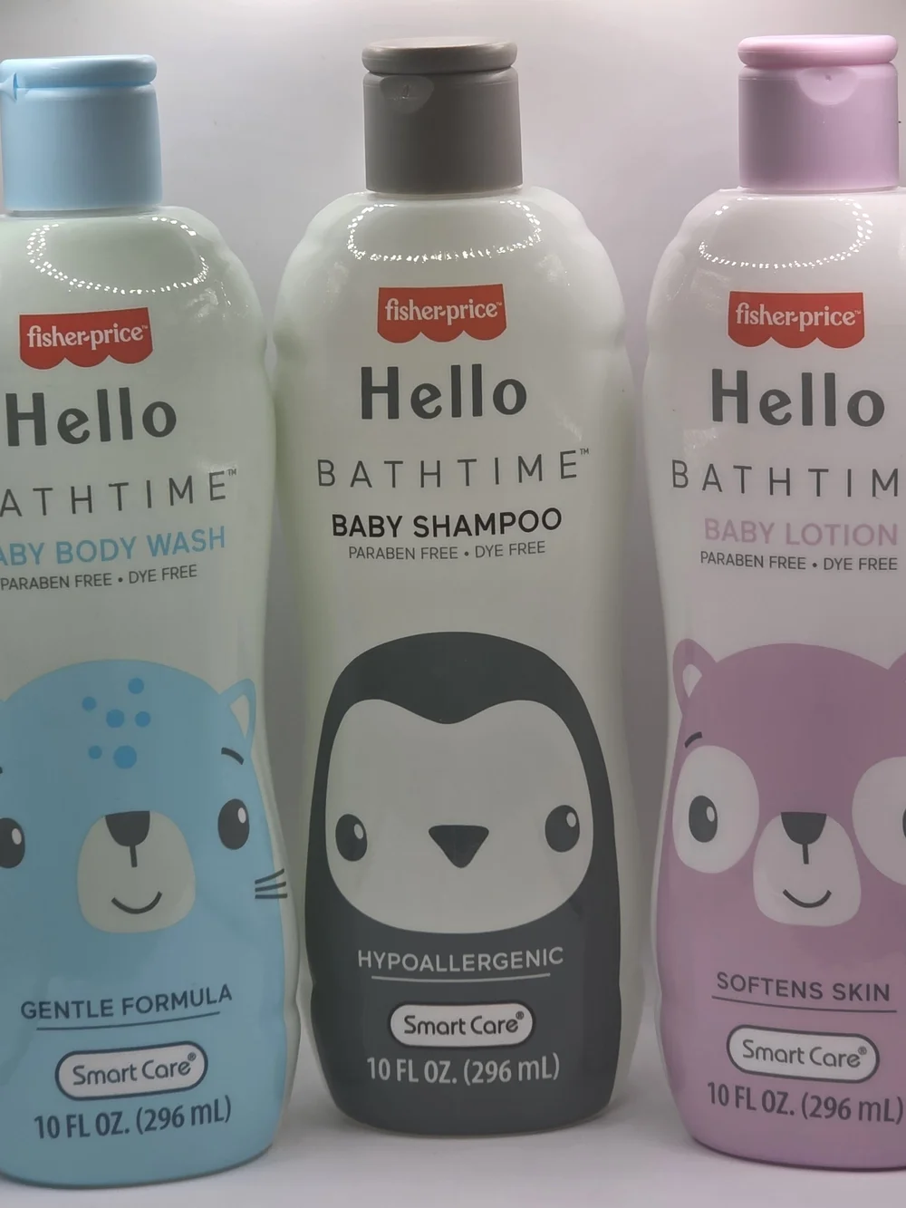 Hello Bathtime Baby Shampoo, Body Wash & Lotion(Fisher-Price) Set -10 fl oz each